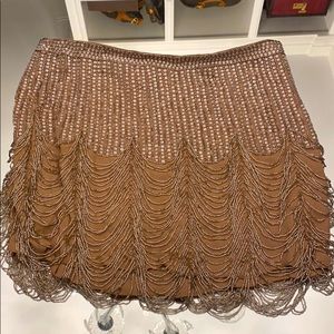 Haute Hippie Beaded Skirt